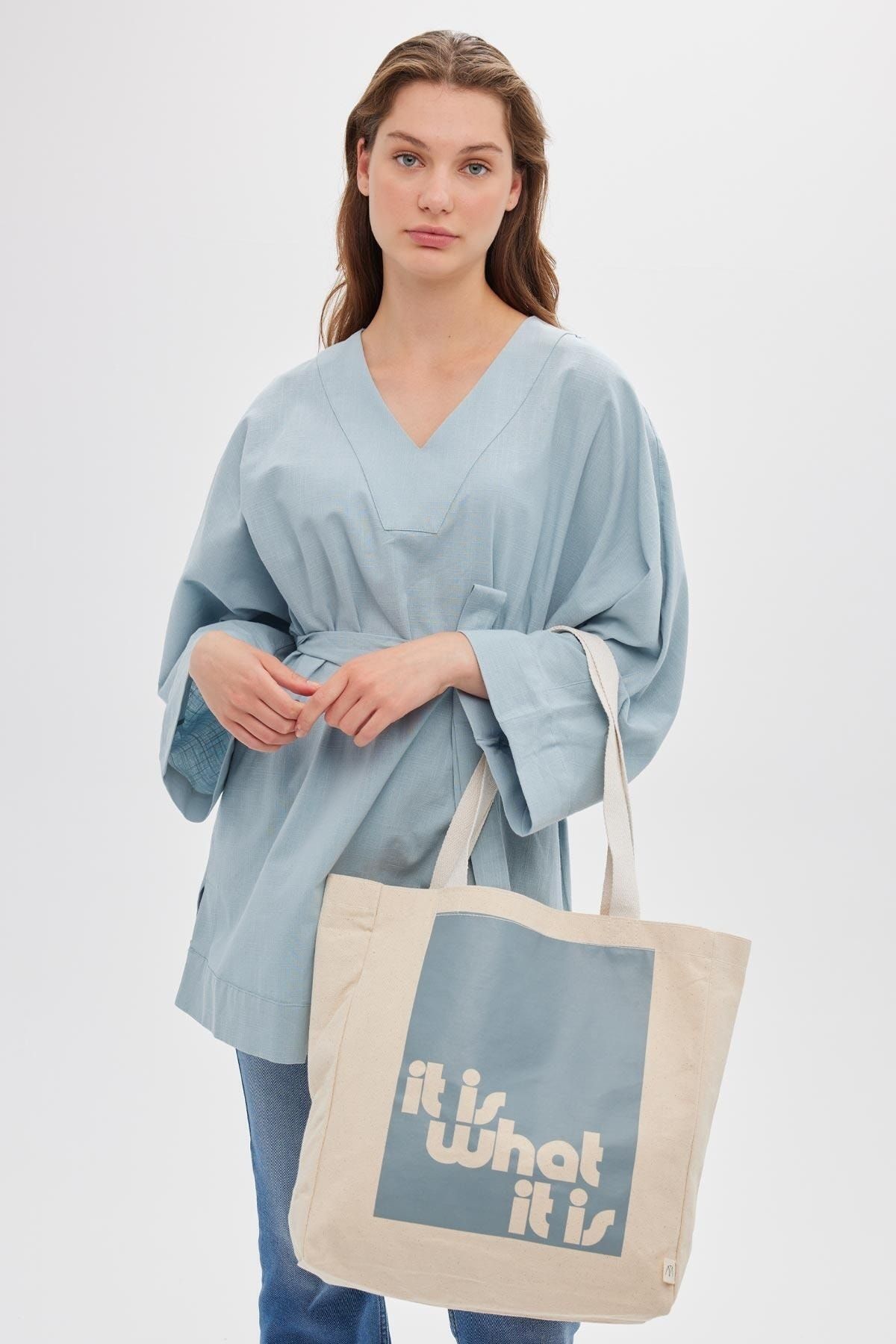 Gusseted canvas best sale tote bag