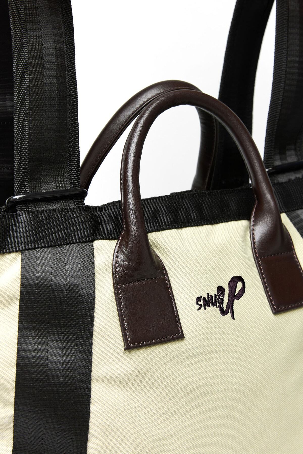 کوله پشتی زنانه بژ Snug Up | 8691961 اورجینال - تصویر 5