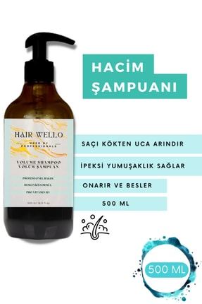 Ince Telli Saçlar Için Hacim Veren Şampuan-500 ml HairWelloHacim