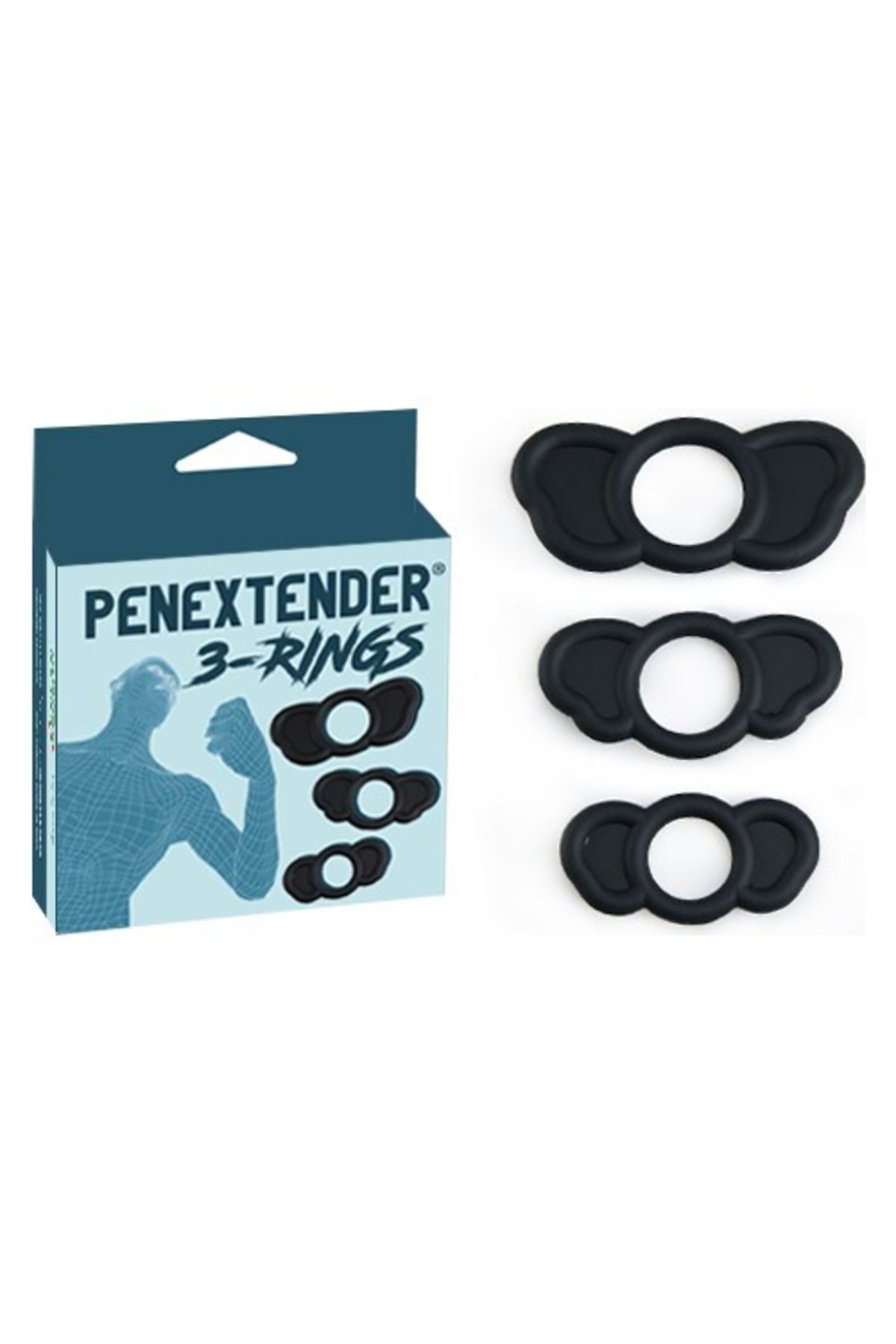 Penextender® 3 Rings 3´lü Penis Halka Seti