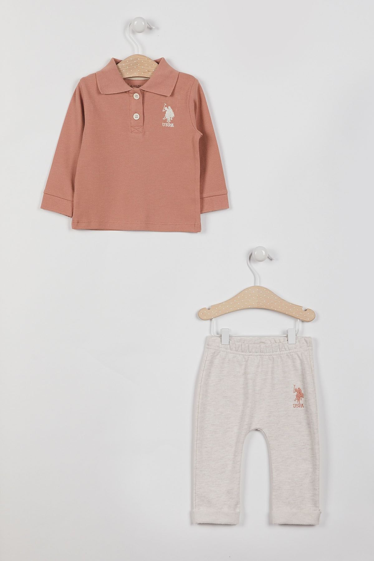 U.S. Polo Assn. Base. Polo Assn Licensed Tile Baby Girl Long
