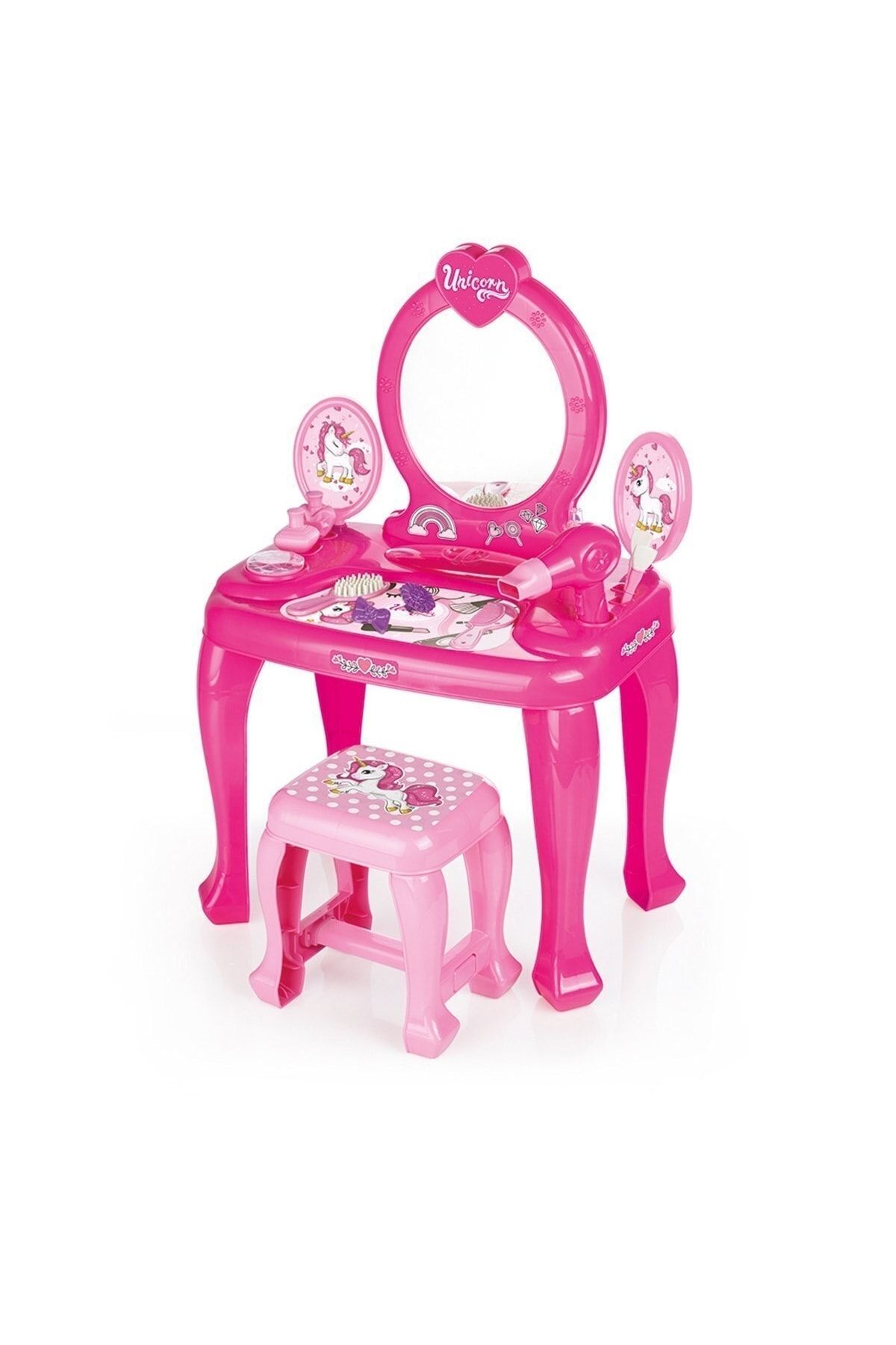 Unicorn vanity table and stool 2025