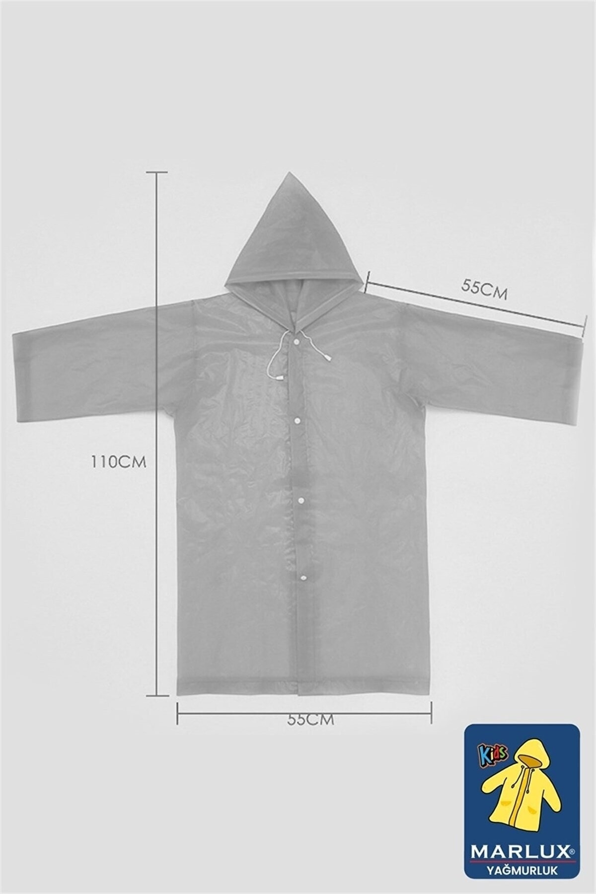 İMEXTECH Unisex Çocuk Fıstık Yeşili Su Rüzgar Geçirmez Yağmurluk fotoğrafı 2 (önizleme)