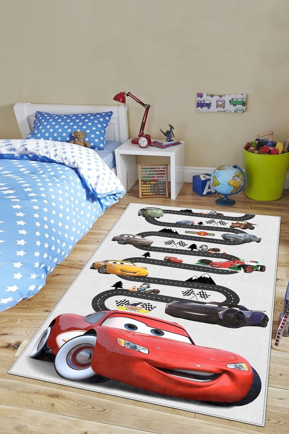 Life Decortiva Makinede Yıkanabilir Kaymaz Taban Leke Tutmaz Eğitici Yol Desenli Bebek Ve Çocuk Halısı Oyun Matı