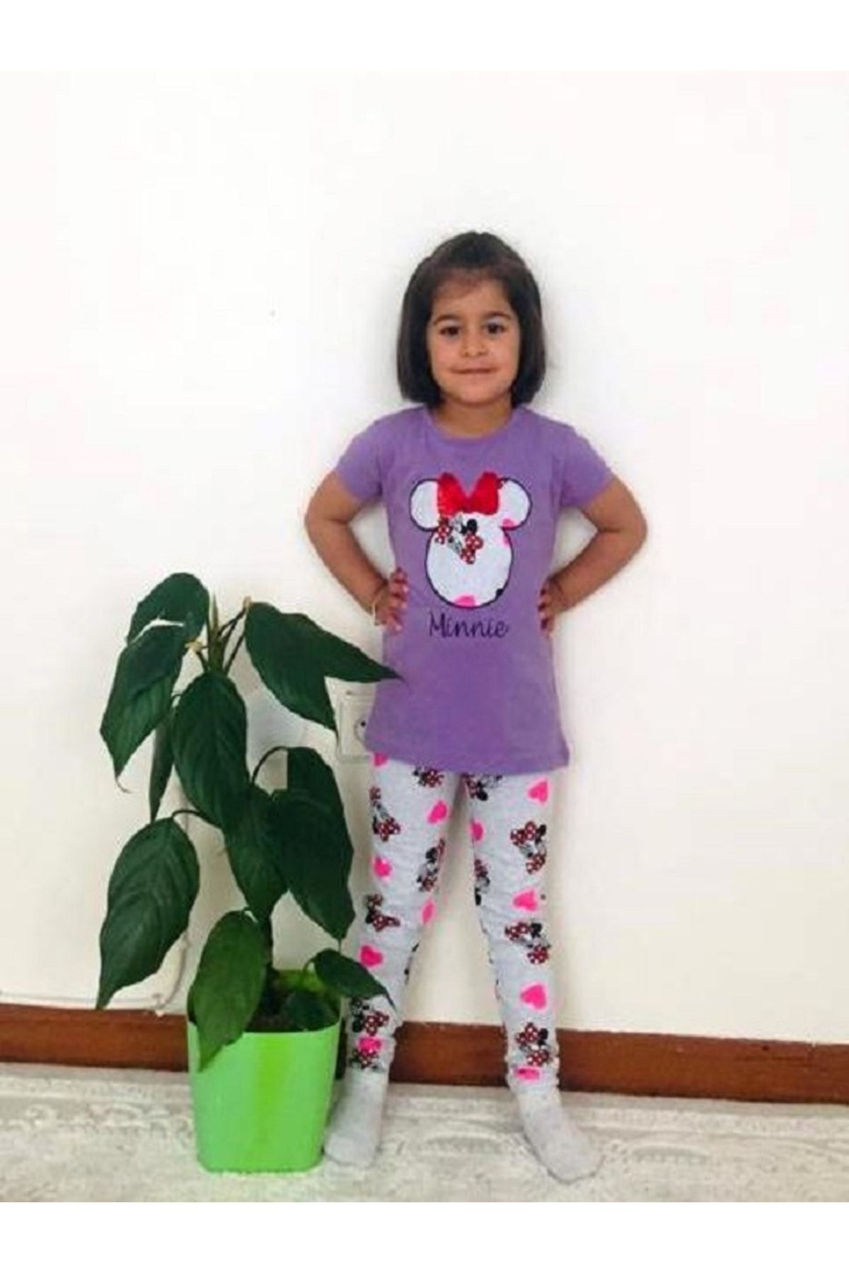 Minnie mouse tights baby top