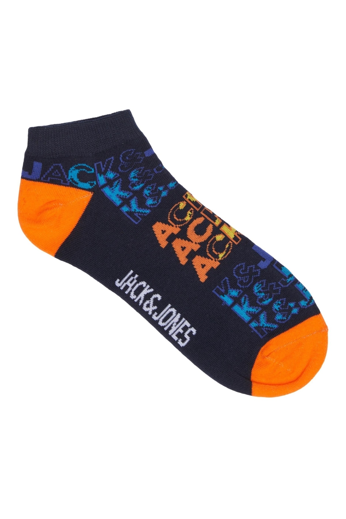 Jack & Jones Jack Jones Color Logo Short Sock Erkek Lacivert Çorap 12217664-04