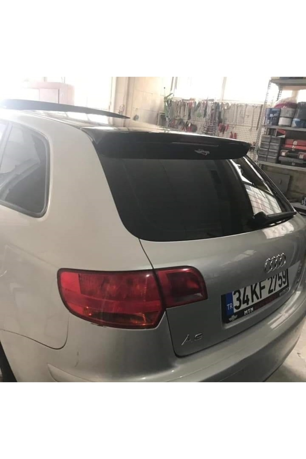 Genel Markalar Audi A3 8p Sportback Bagaj Üstü Spoiler Fiber Boyasız