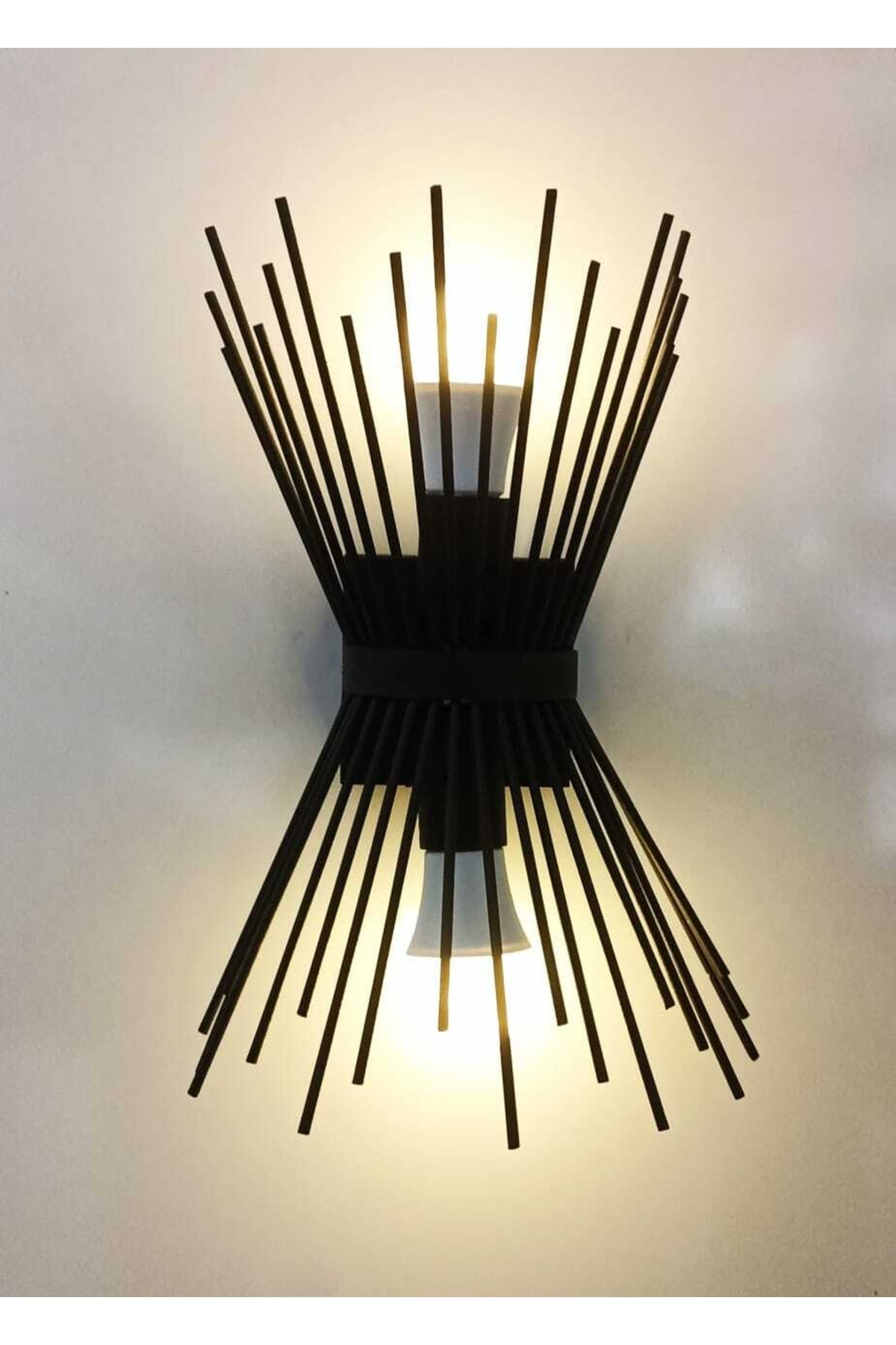 Metal Black Hedgehog Wall Battery Sconce - One Piece Price - Custom Design Bulbs