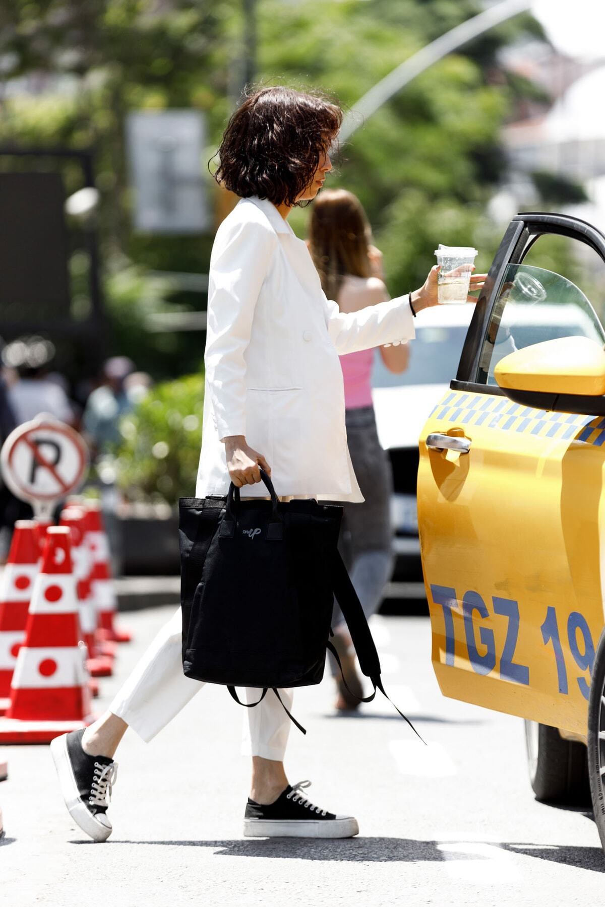 کوله پشتی زنانه بژ Snug Up | 8691961 اورجینال - تصویر 7