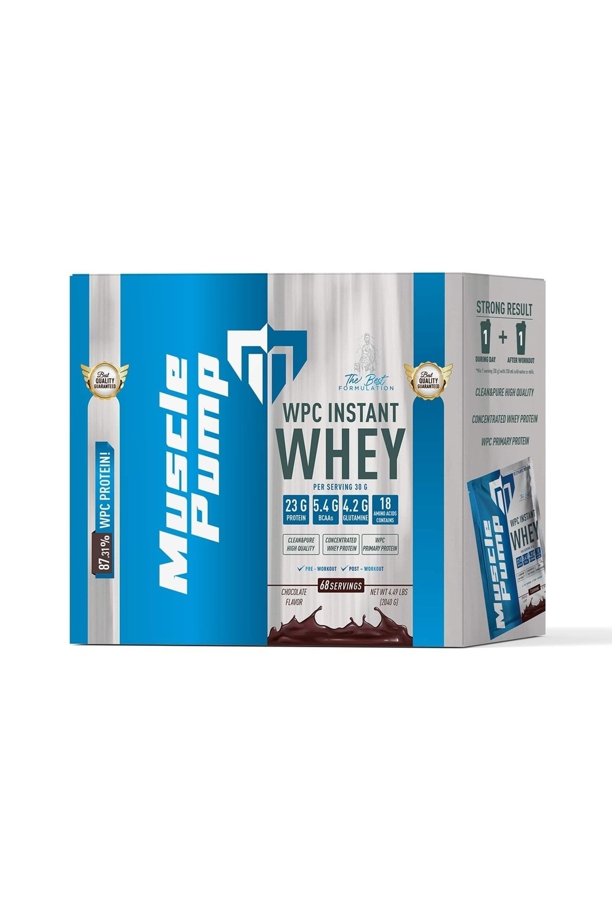MUSCLE PUMP Wpc Instant Whey Çikolata 68 Saşe