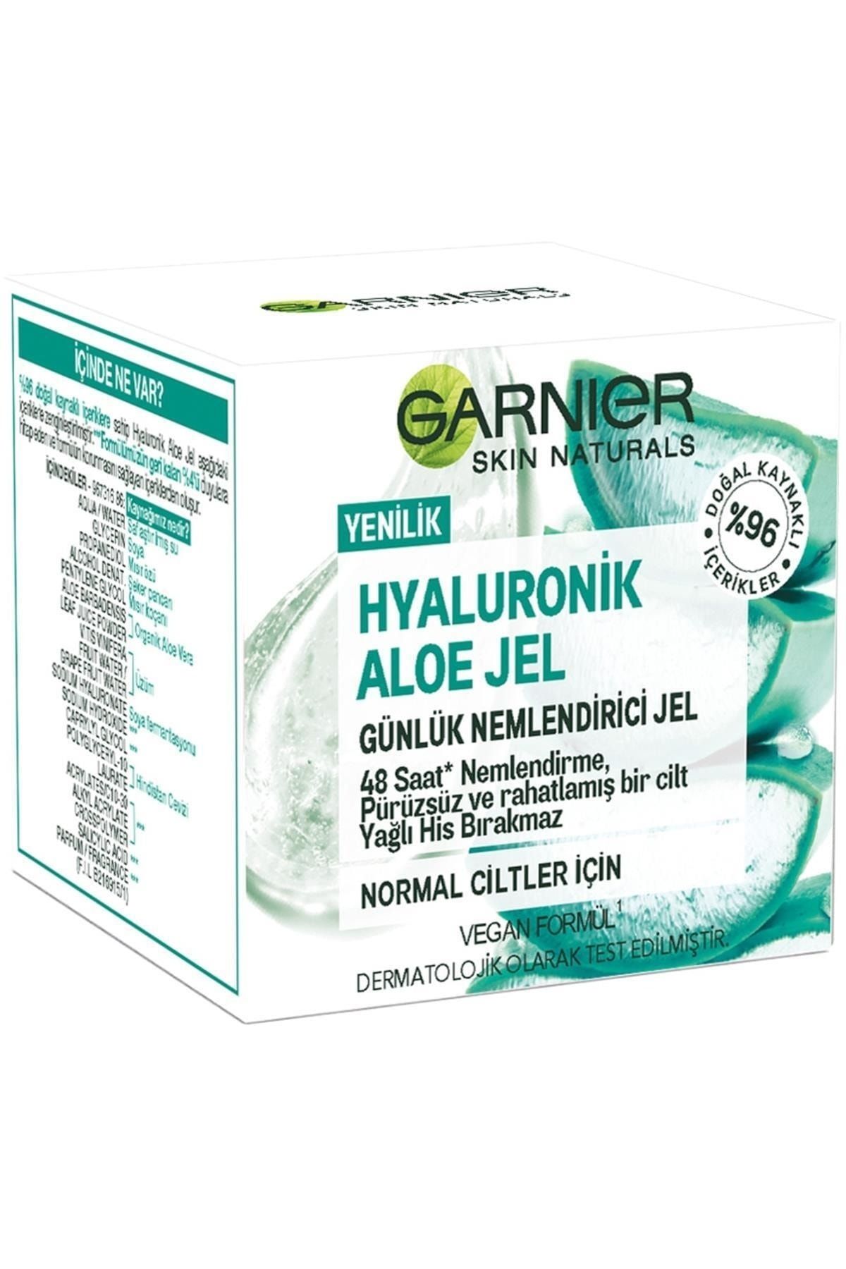 ژل هیالورونیک آلوئه ورای مرطوب کننده روزانه 50 میلی لیتر (1 عدد) Garnier