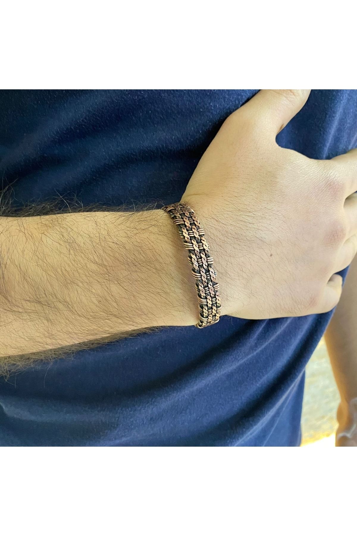 Viking Style %100 Bakır Unisex Bileklik