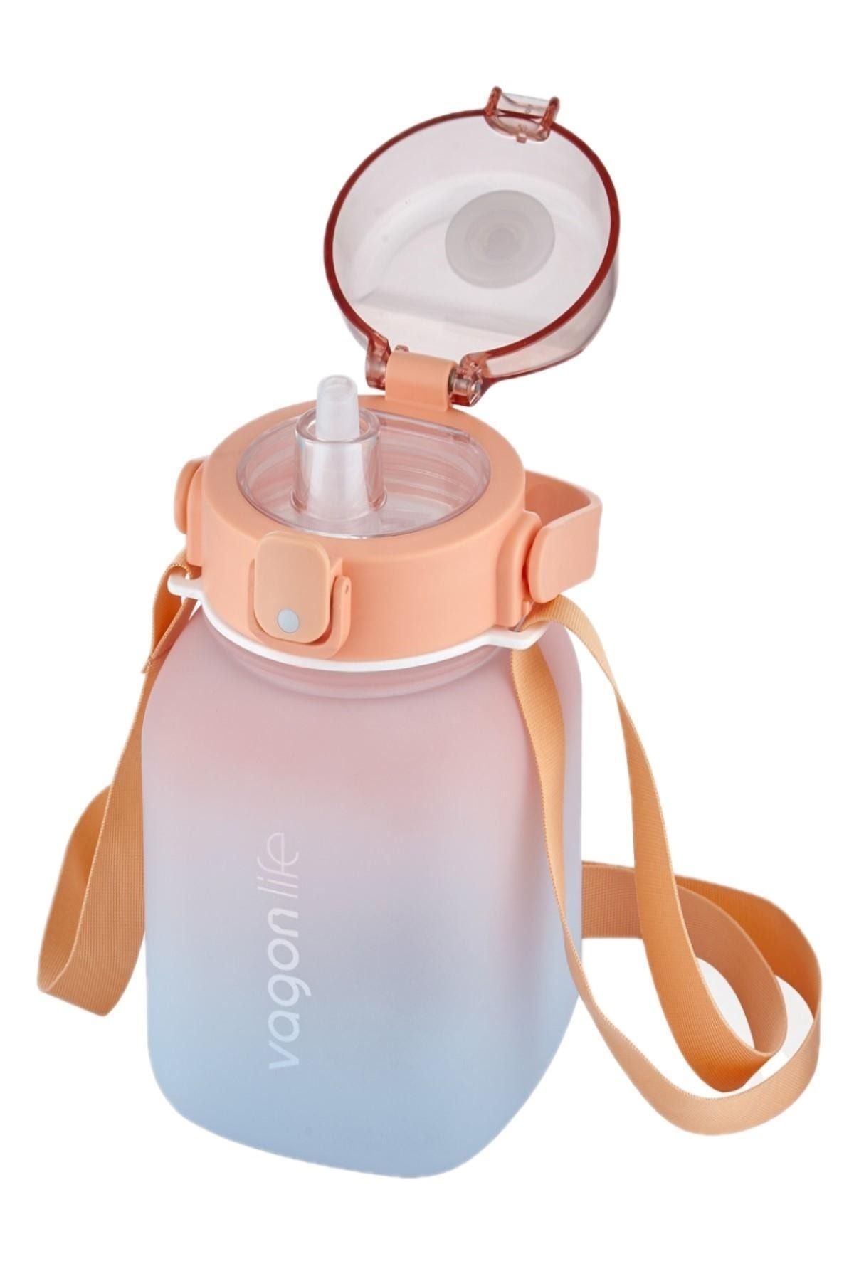 قمقمه ورزشی نارنجی دخترانه و پسرانه بچگانه 1100 میل HINGER PIPETLI PIPER FREE COLOR SOFTTUCH CURRENT Vagonlife