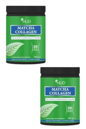 Matcha Kolajen (tip I Ve Tip Iıı) Ve Yeşil Çay Ekstresi 300 G (30 Günlük Porsiyon) 2'li Set 8699649122437P2