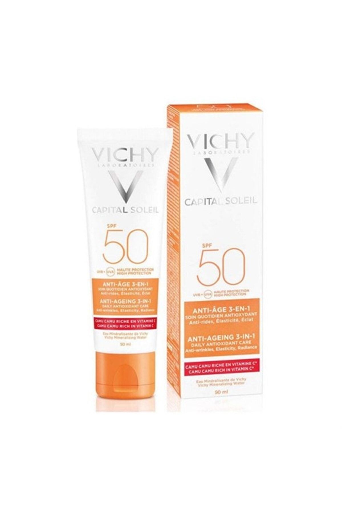Vichy Ideal Soleil Spf 50 Anti Age Güneş Kremi 50 Ml
