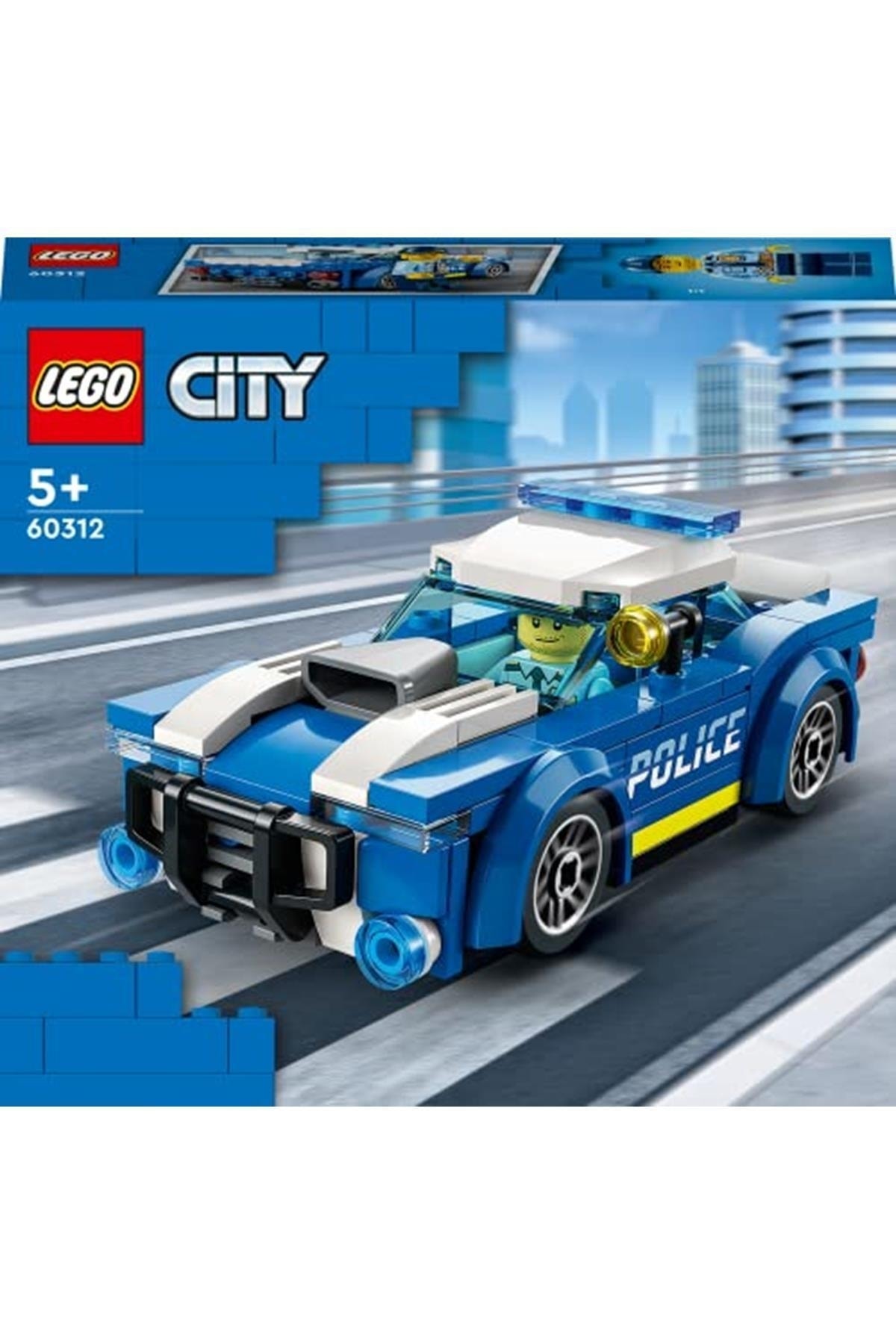 LEGO ® City Polis Arabası 60312 - 5 Yaş Ve Üzeri Çocuklar Için Tasarlanmış Oyuncak Yapım Seti (94 Pa fotoğrafı 3 (önizleme)