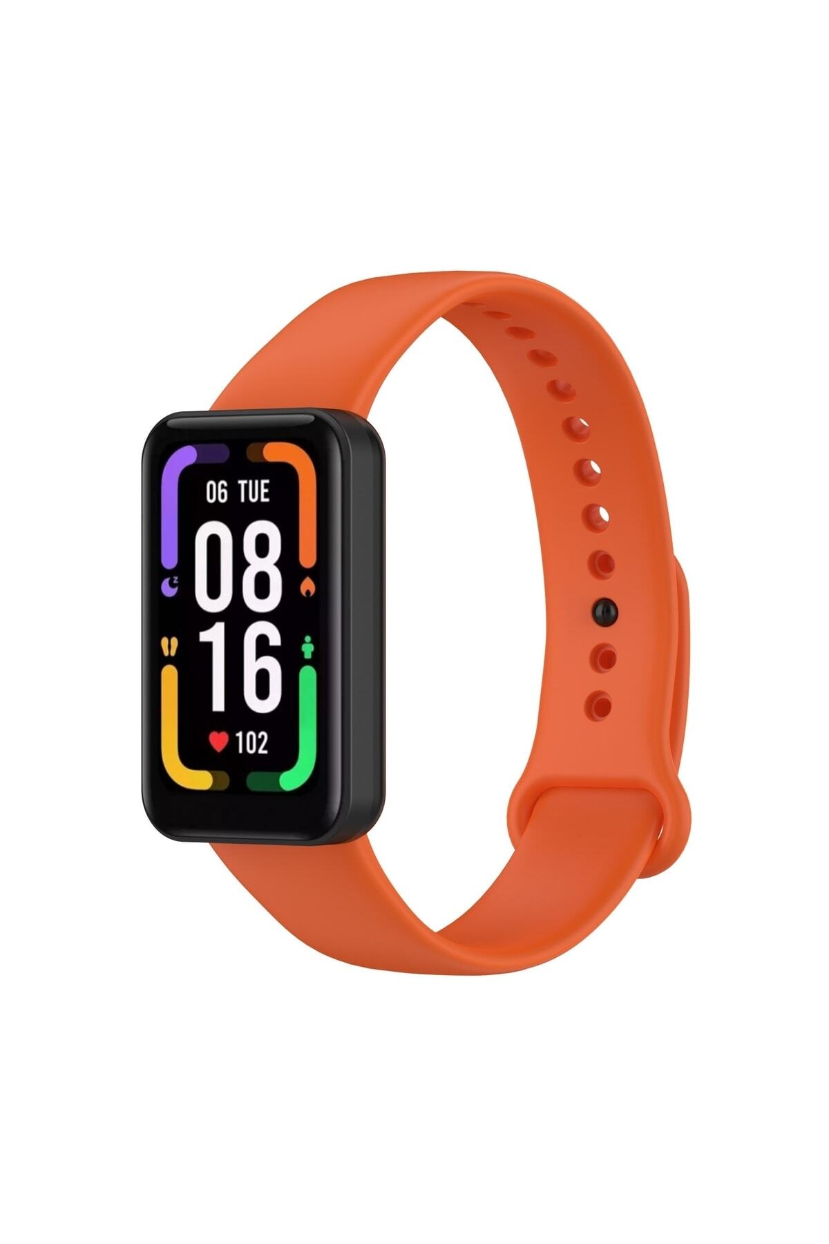 Xiaomi Redmi Smart Band Pro Compatible Watch Strap Ent Quality Sports Watch Thermoplastic Orange
