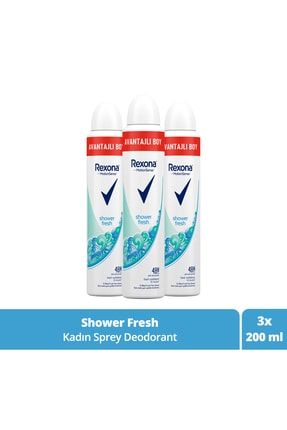 Kadın Sprey Deodorant Shower Fresh 48 Saat Etkili Koruma Avantajlı Boy 200 Ml X 3 Adet SET.UNİ.959