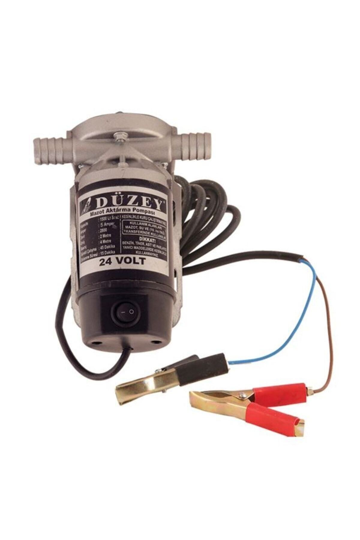 DÜZEY POMPA Düzey 24 Volt 3/4'' Hortum Çıkışlı Dıştan Çekme Mazot Aktarma(SIVI TRANSFER) Pompası (SU,SÜT,YAĞ)