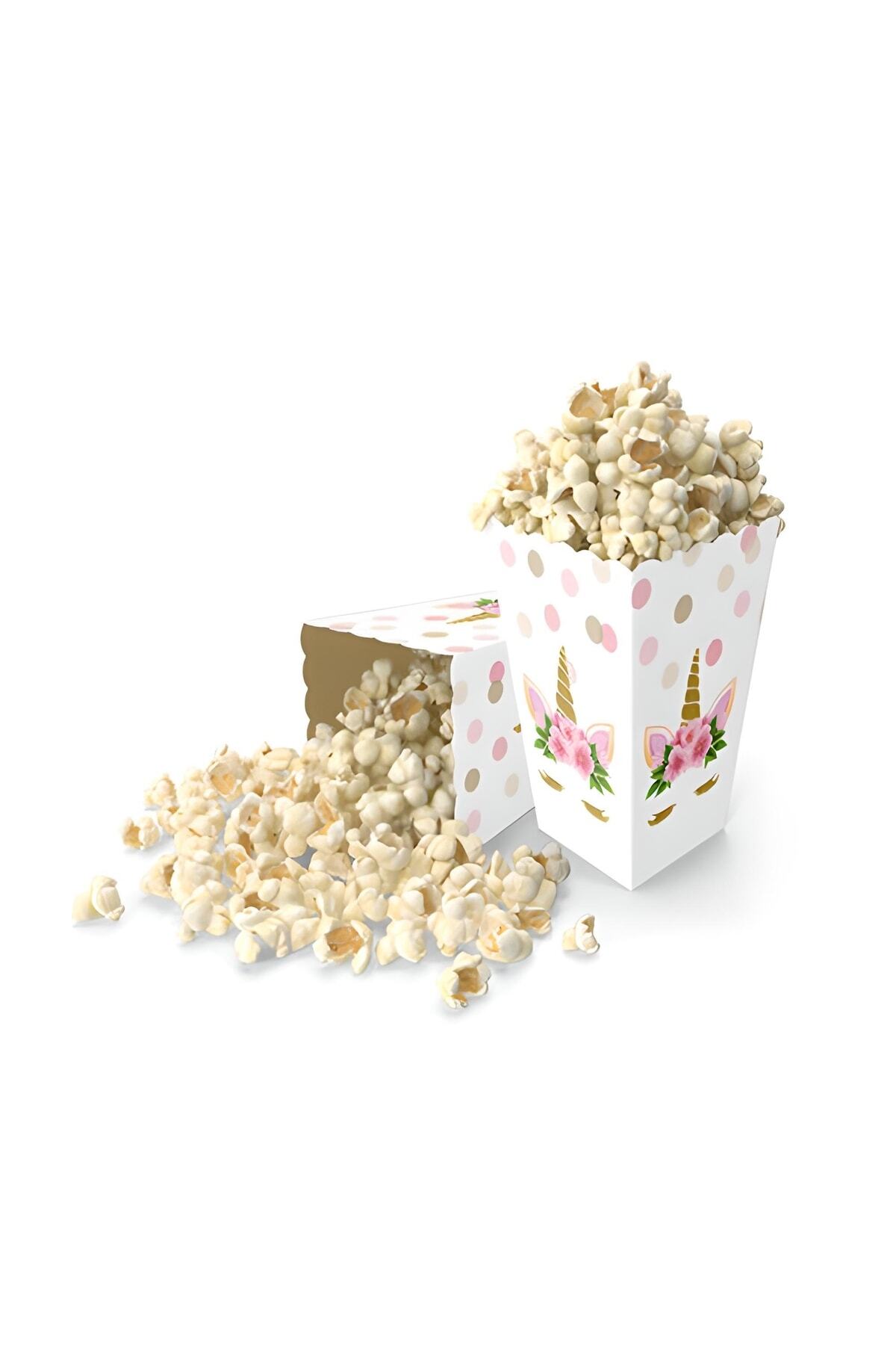 Particim-Corn Box Unicorn Flower Patterned Pack of 8 1