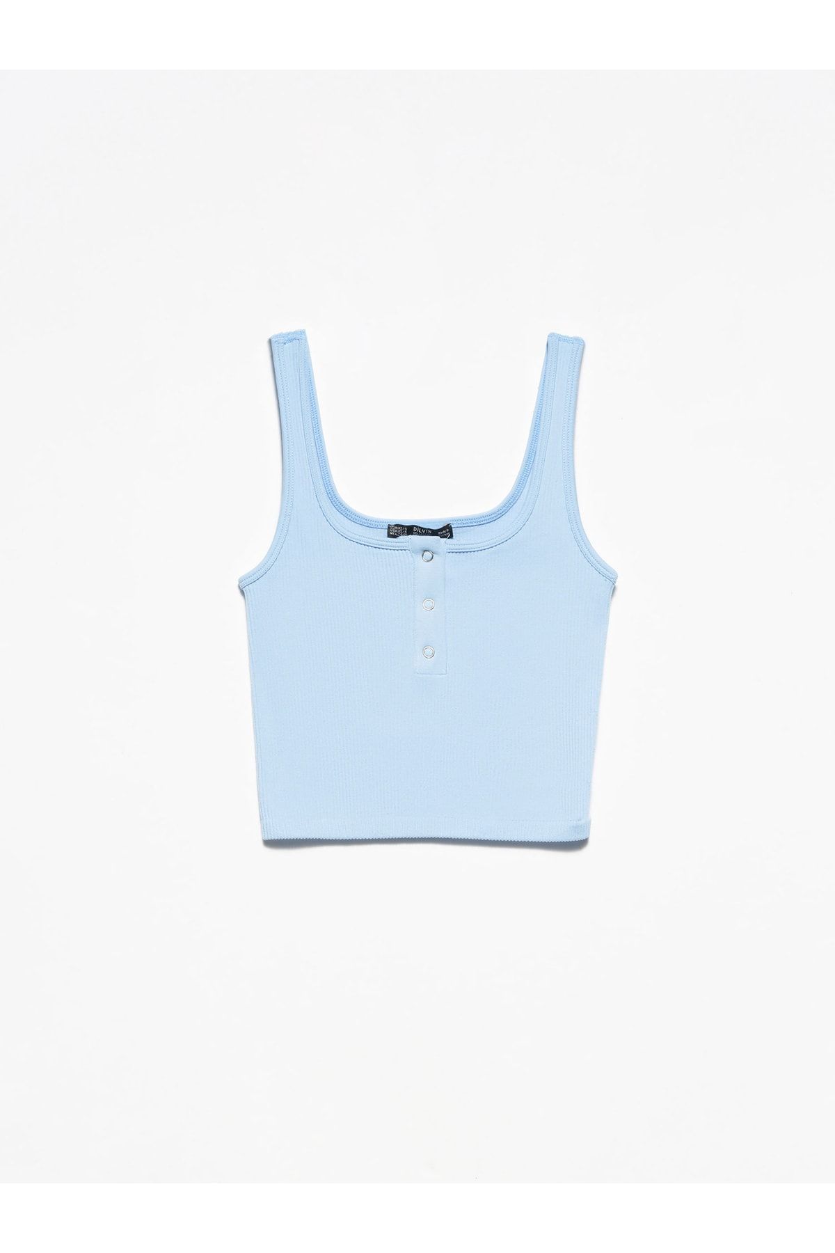 Dilvin Bustier Blau Unifarben Fast ausverkauft