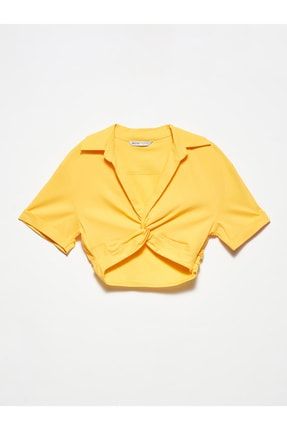 50132 Gömlek Yakalı Top-sarı 101A50132