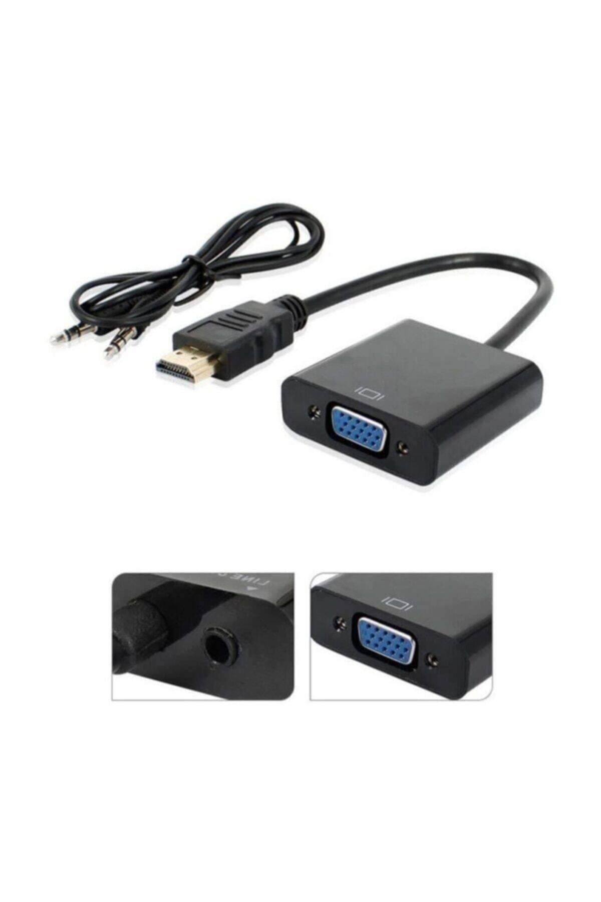 SEENERGY-HDMI to Vga Converter with Audio Output (HDMI Input Vga Output) Audio Supported 3
