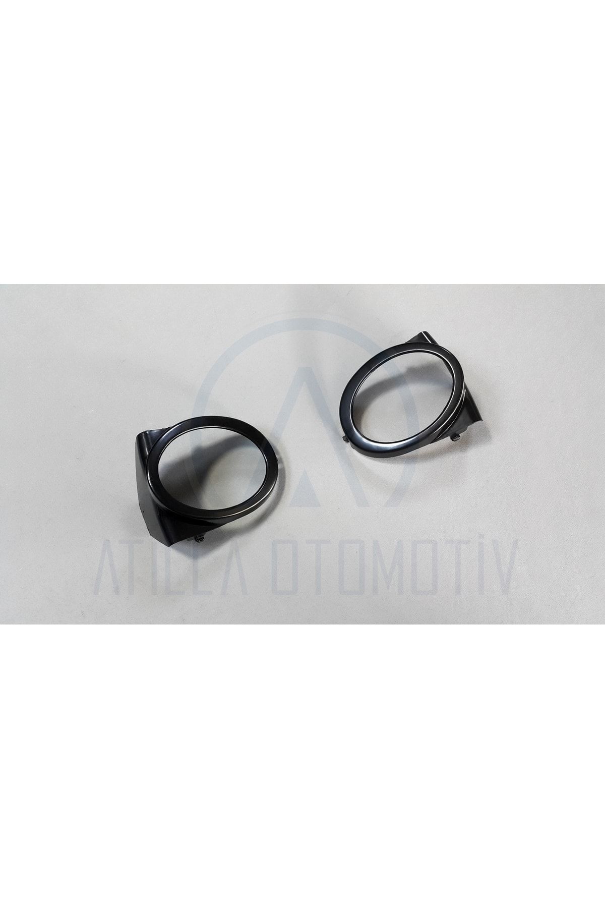 Fabrikasyon-2 X Bmw E46 Compatible Sedan Coupe M-tech Front Bumper Fog Frame Set 1