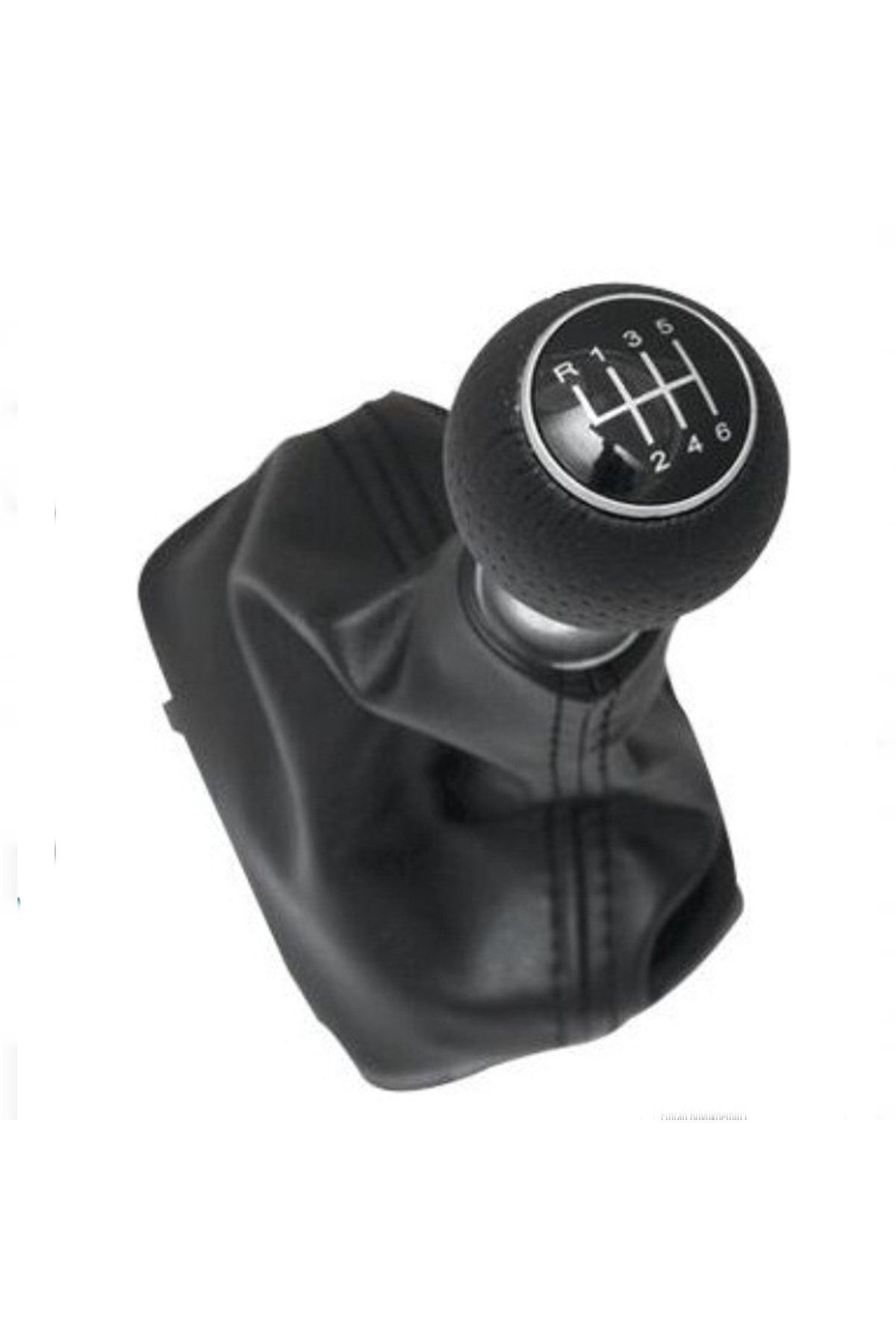 HARGE-Kia Cerato 2008-2013 Compatible Gear Gaiter Black Leather Black Stitch 2