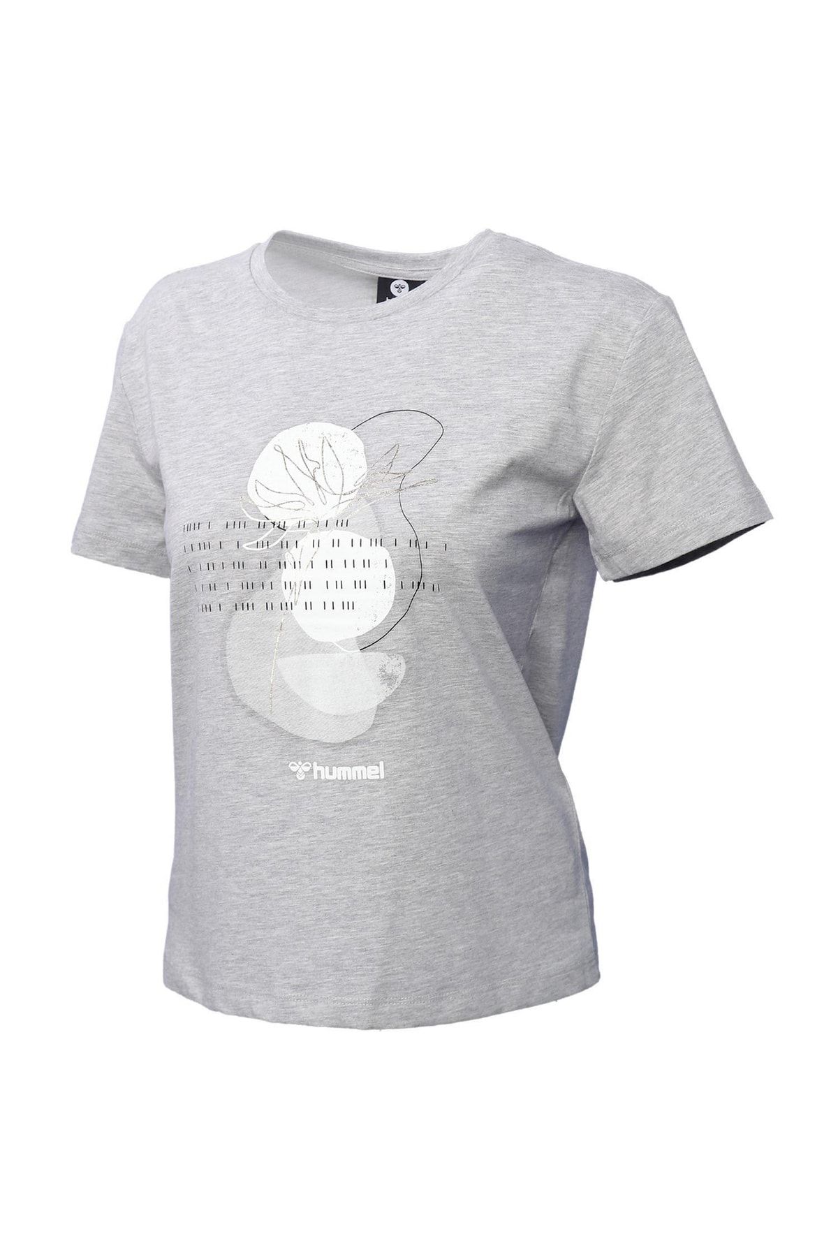 Gray Light Women\'s Melange S/s - Hmltobino Trendyol T-shirt 911549-2010 T-shirt HUMMEL