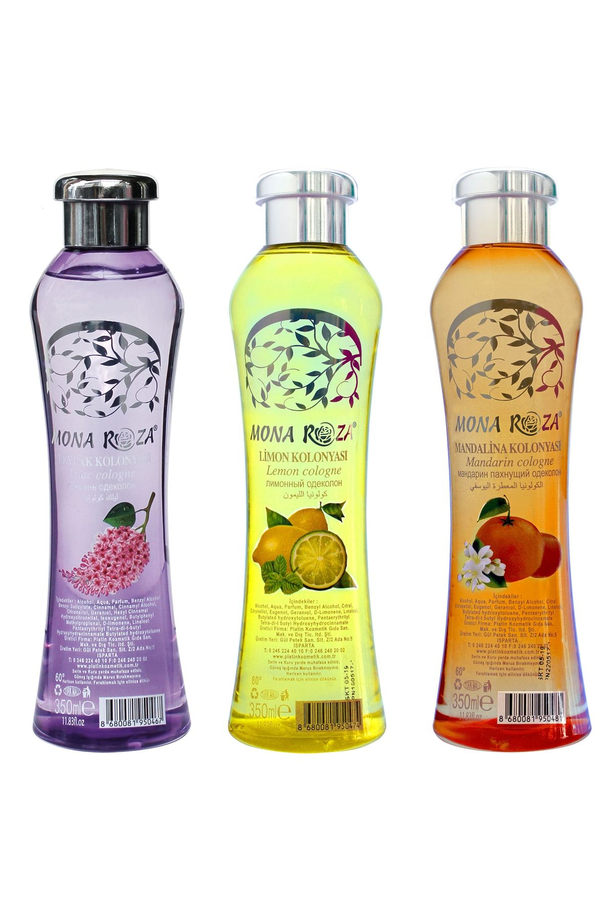 ادکلن افسانه ای مجموعه 3 مجموعه 2 (350 میلی لیتر -3 قطعه) MonaRoza
