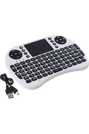 Kms-33 Tablet Bilgisayar Smart Tv Ps3 Uyumlu Touchpad Ingilizce Q Kablosuz Mini Klavye KMS-33