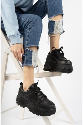 Siyah - Kadın Sneaker 2650