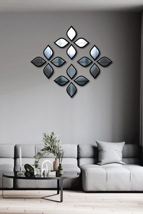 Dekoratif Damla Ayna - Pleksi Glass Kırılmaz Ayna 16'lı Set TYC00439725095