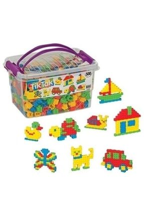 Tik Tak 500 Parça Lego Oyuncak, Dede Eğitici Lego Oyuncak PRA-598087-8863