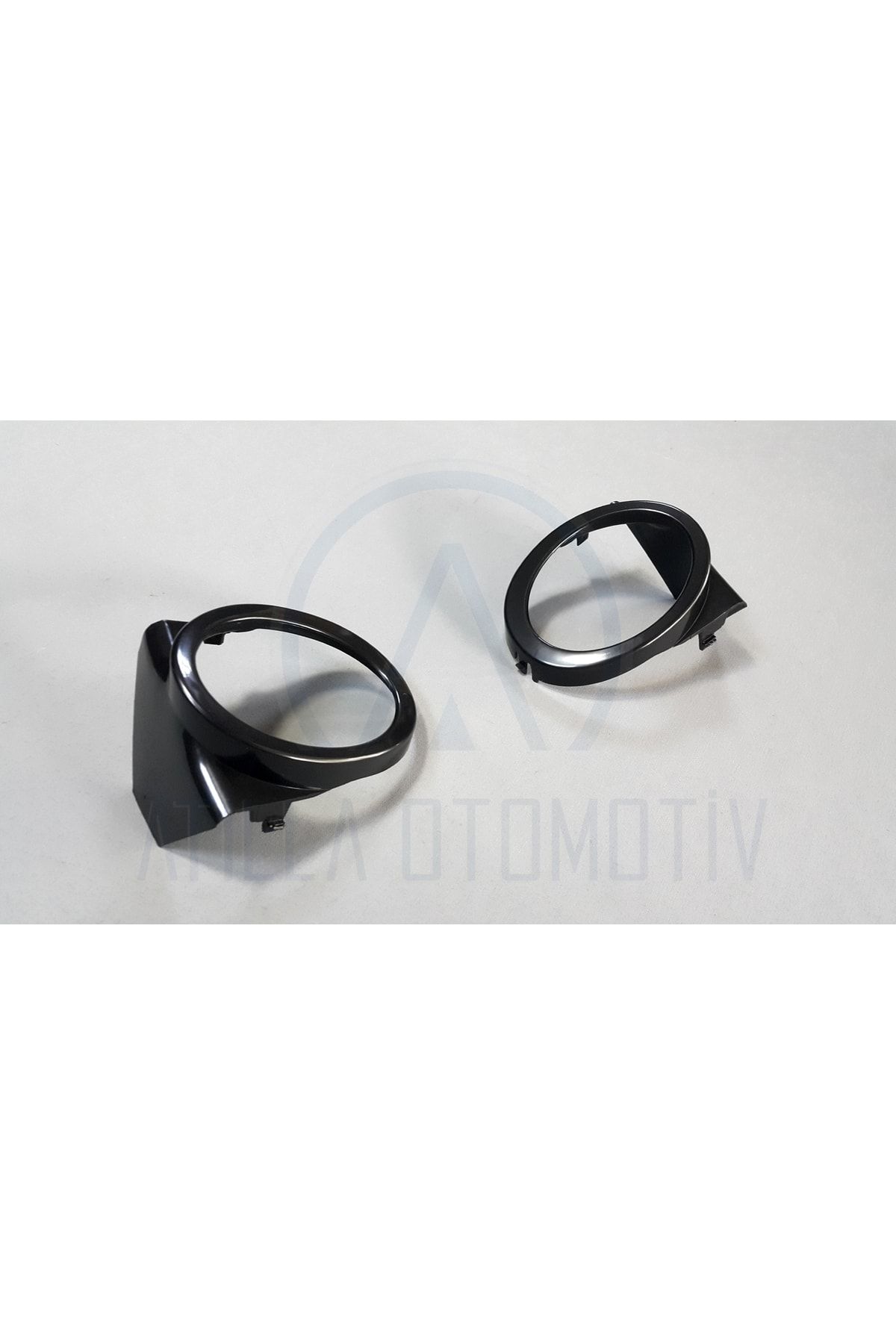 Fabrikasyon-2 X Bmw E46 Compatible Sedan Coupe M-tech Front Bumper Fog Frame Set 2