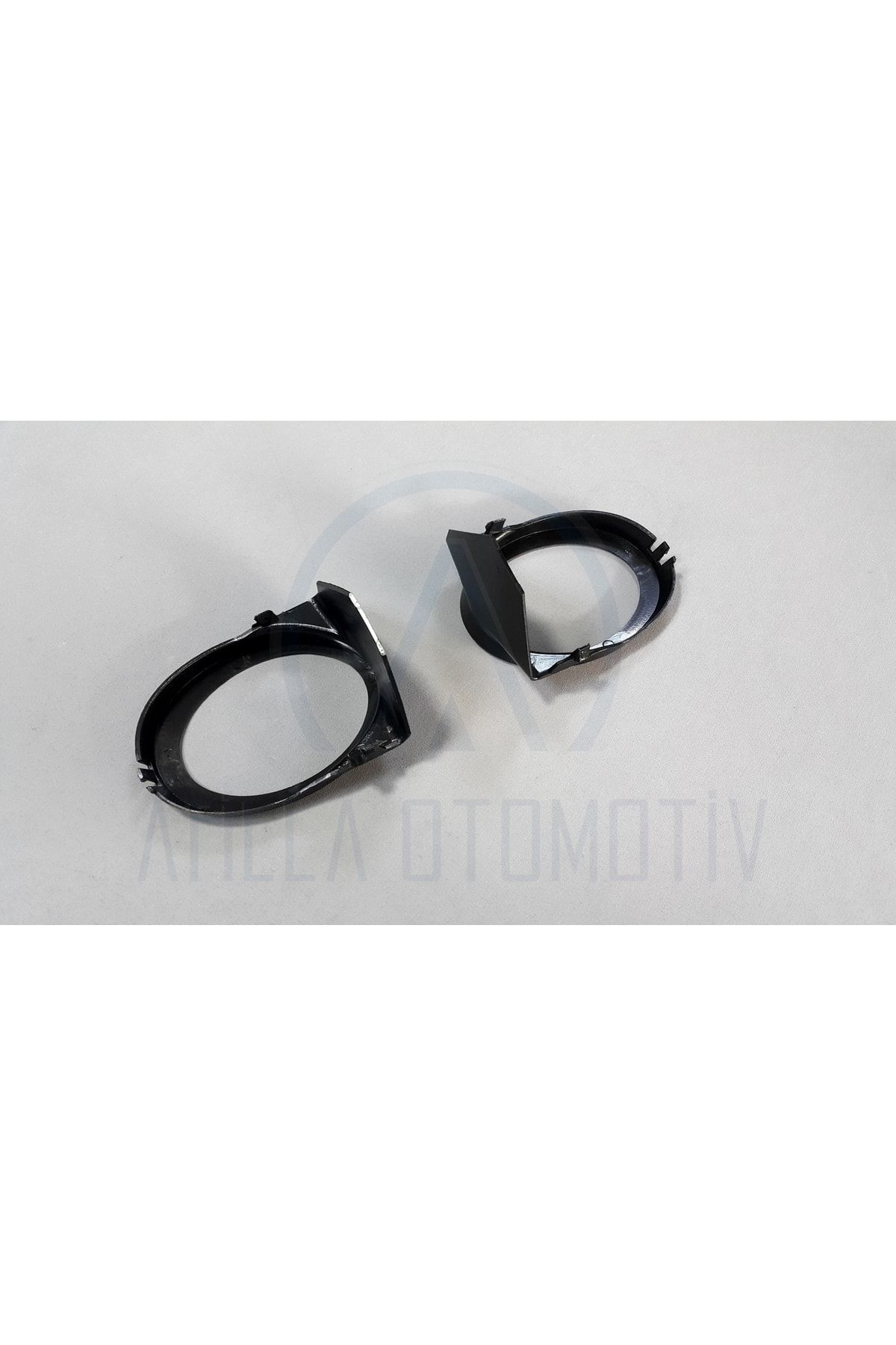 Fabrikasyon-2 X Bmw E46 Compatible Sedan Coupe M-tech Front Bumper Fog Frame Set 3