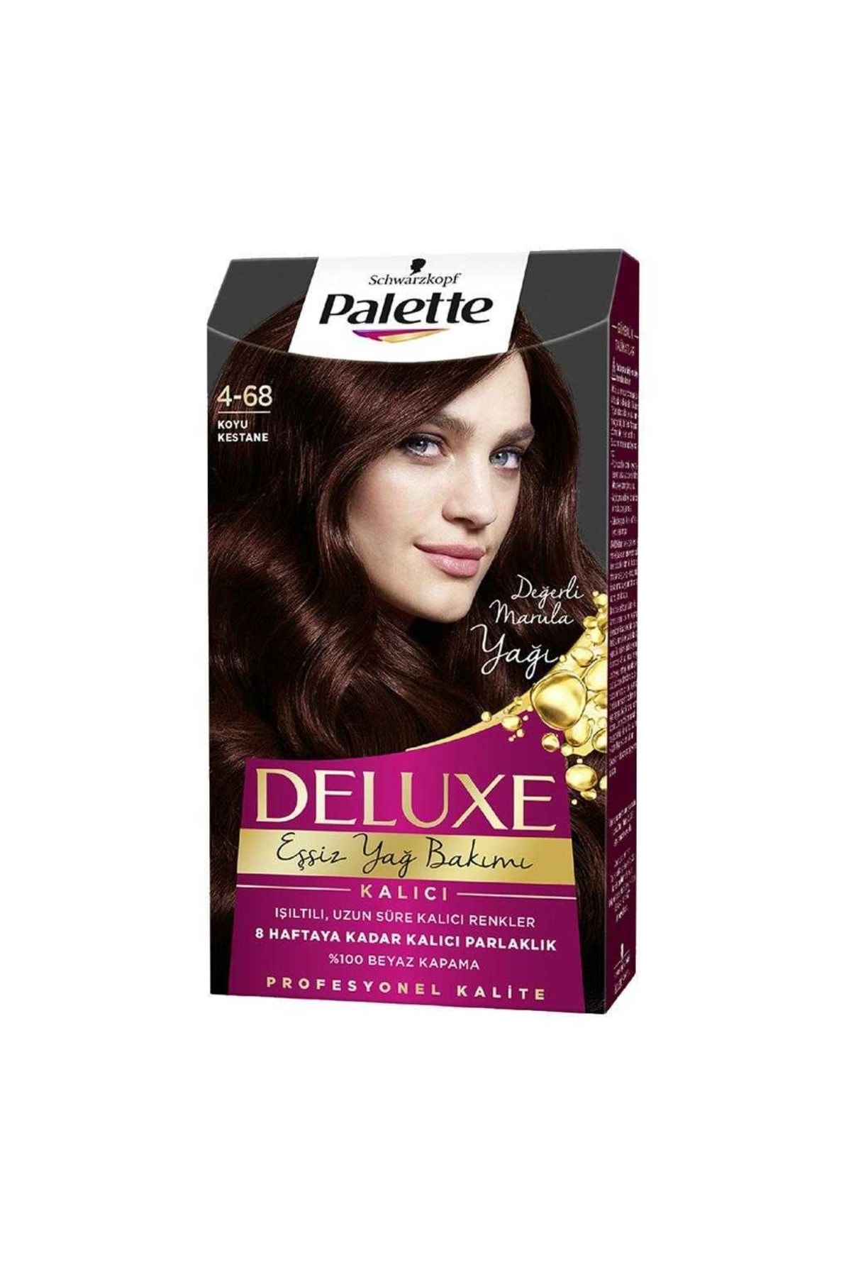 Palette Deluxe Saç Boyası 4.68 Koyu Kestane X 3 Adet