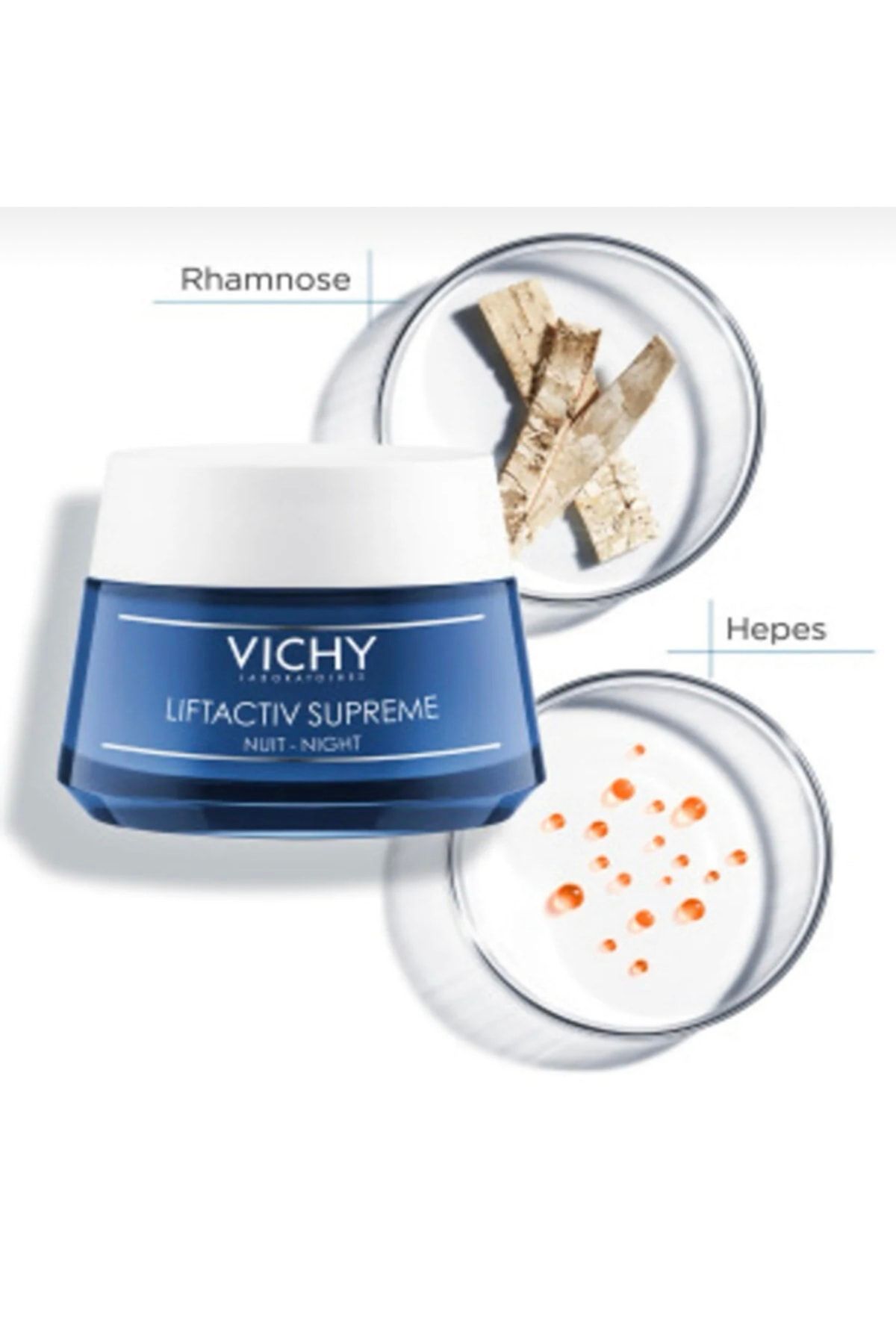 Vichy کرم شب Liftactiv Supreme بدون پارابن و حاوی ویتامین C