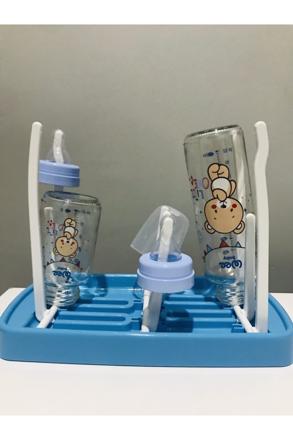 Genel Markalar Mavi Katlanabilir Pratik Biberon Kurutucu