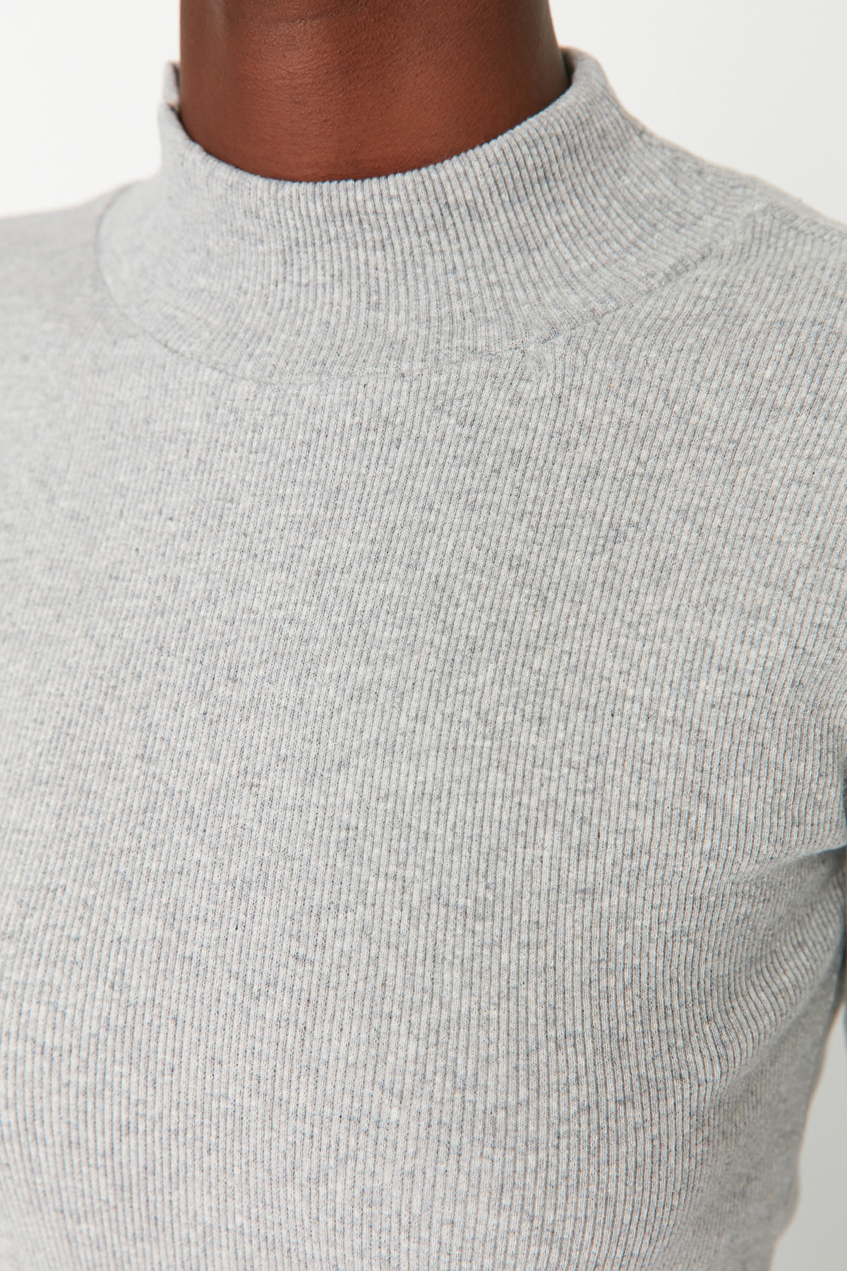 3020029 Grey Large Sleeve Blouse main image 1