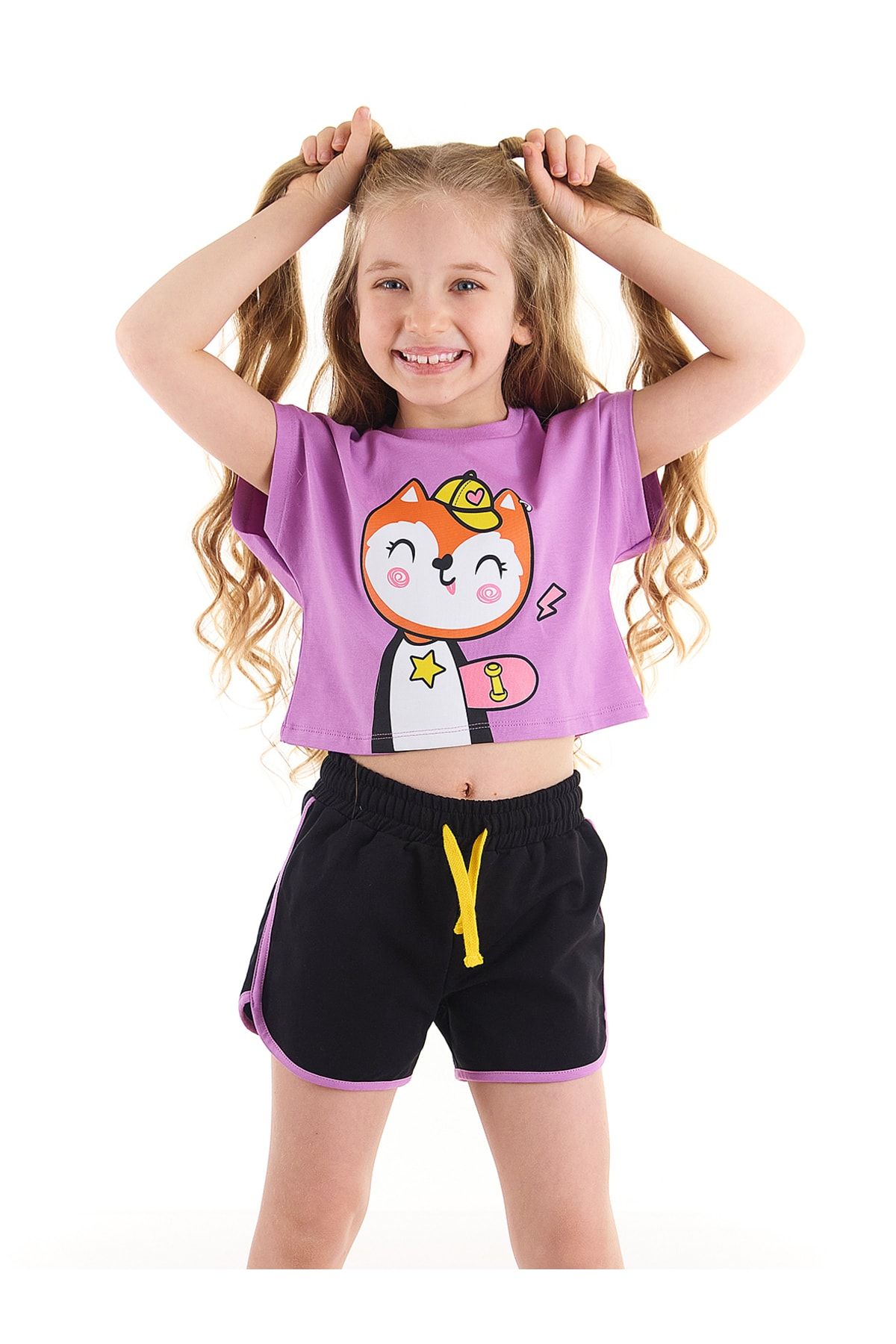 Sincap Kız T-shirt Şort Takım