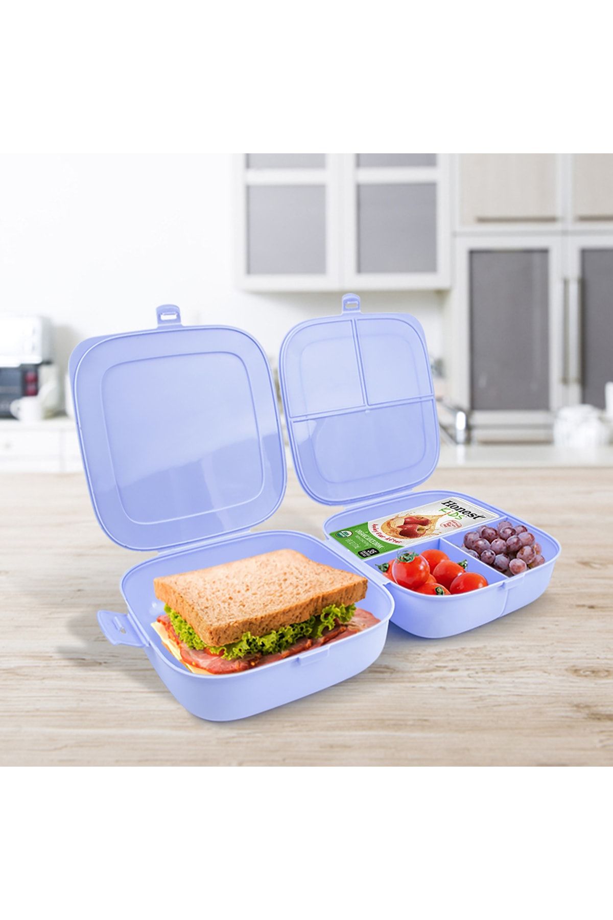 Dükkanönü-Double sided Lunch Box - Practical Lunch Box 2