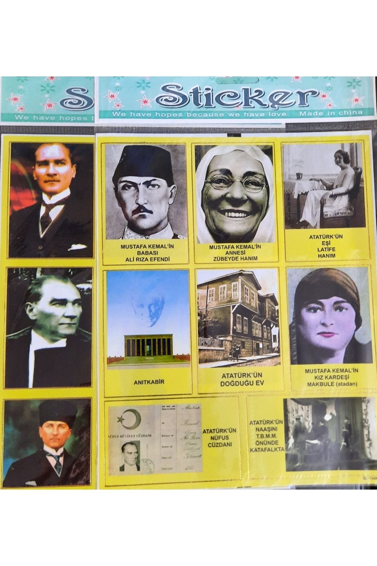 Mikro 2'li Mustafa Kemal Atatürk Sticker Çıkartma Fiyatı, Yorumları -  Trendyol