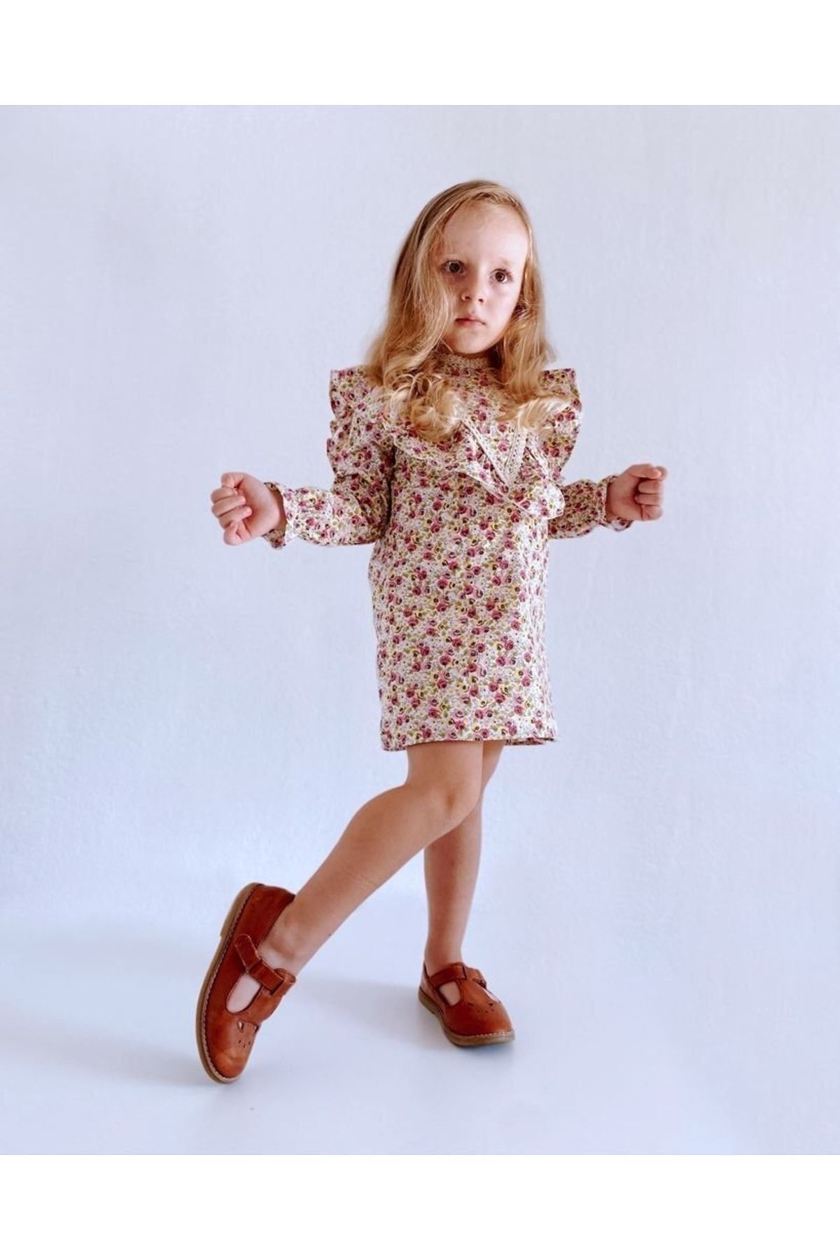 le petit sole Kız Çocuk Giny Rose Elbise Fiyatı, Yorumları - Trendyol