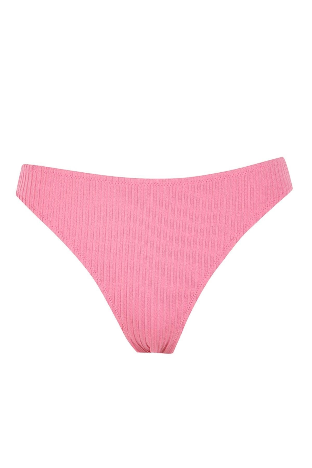 DeFacto Bikini-Hose Rosa Unifarben