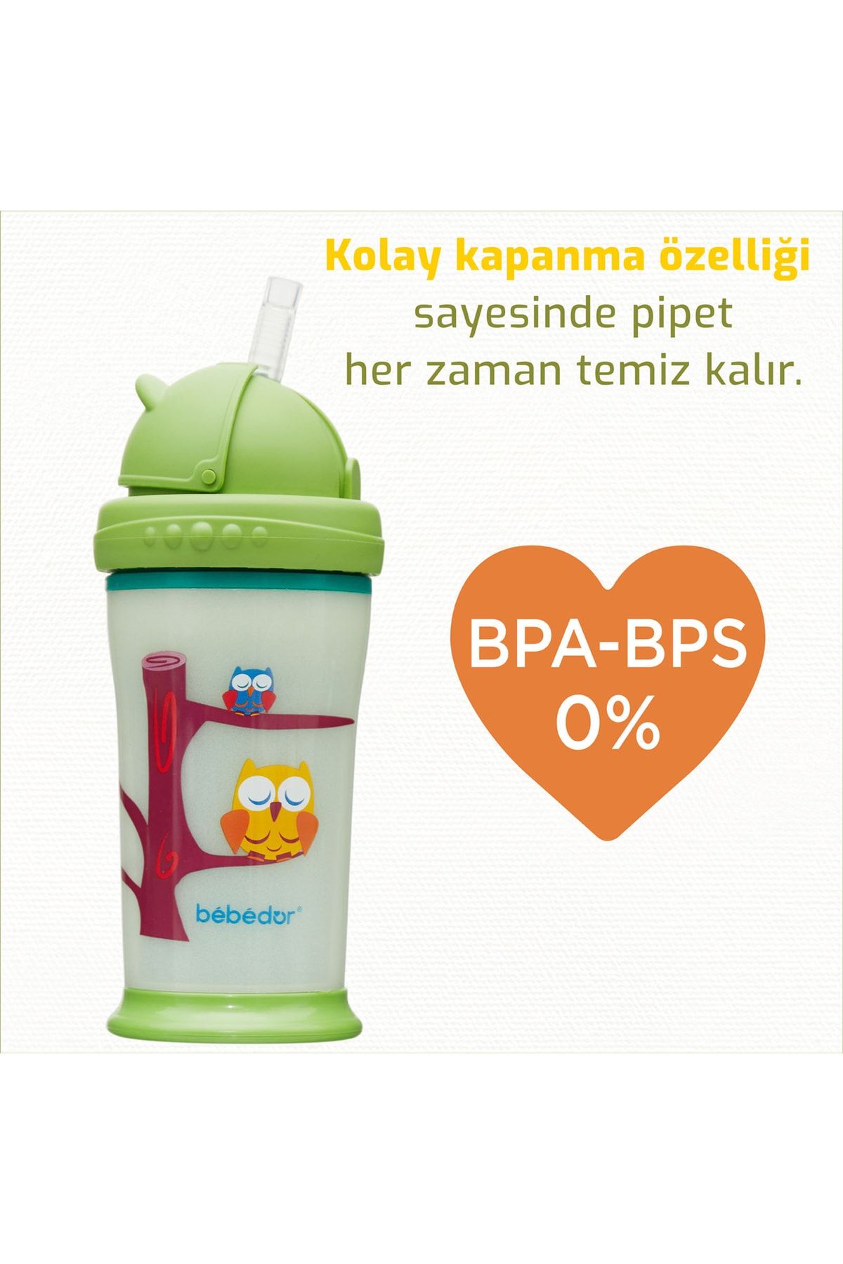 Bebedor-Glow in the Dark Drinking Cup with Straw 240 ml 4
