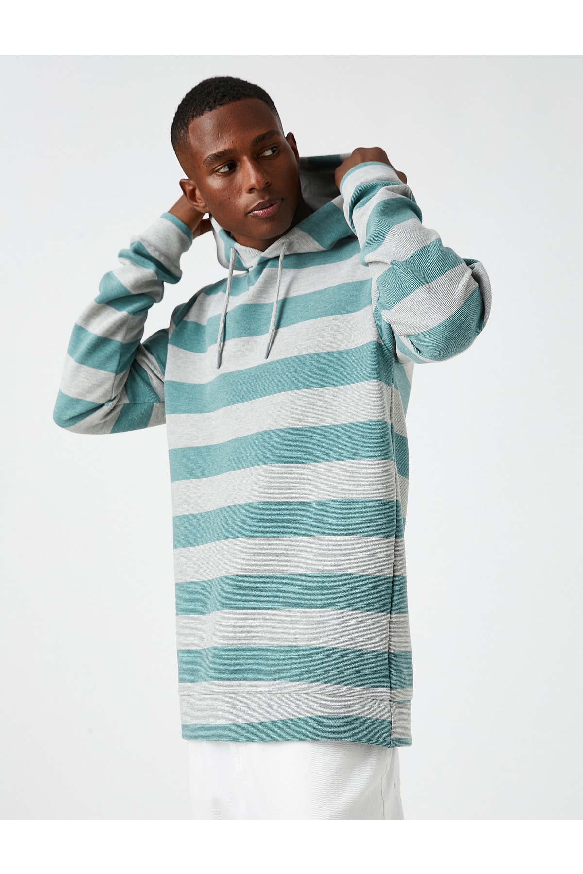 Koton Sweatshirt Grün Oversized Fast ausverkauft