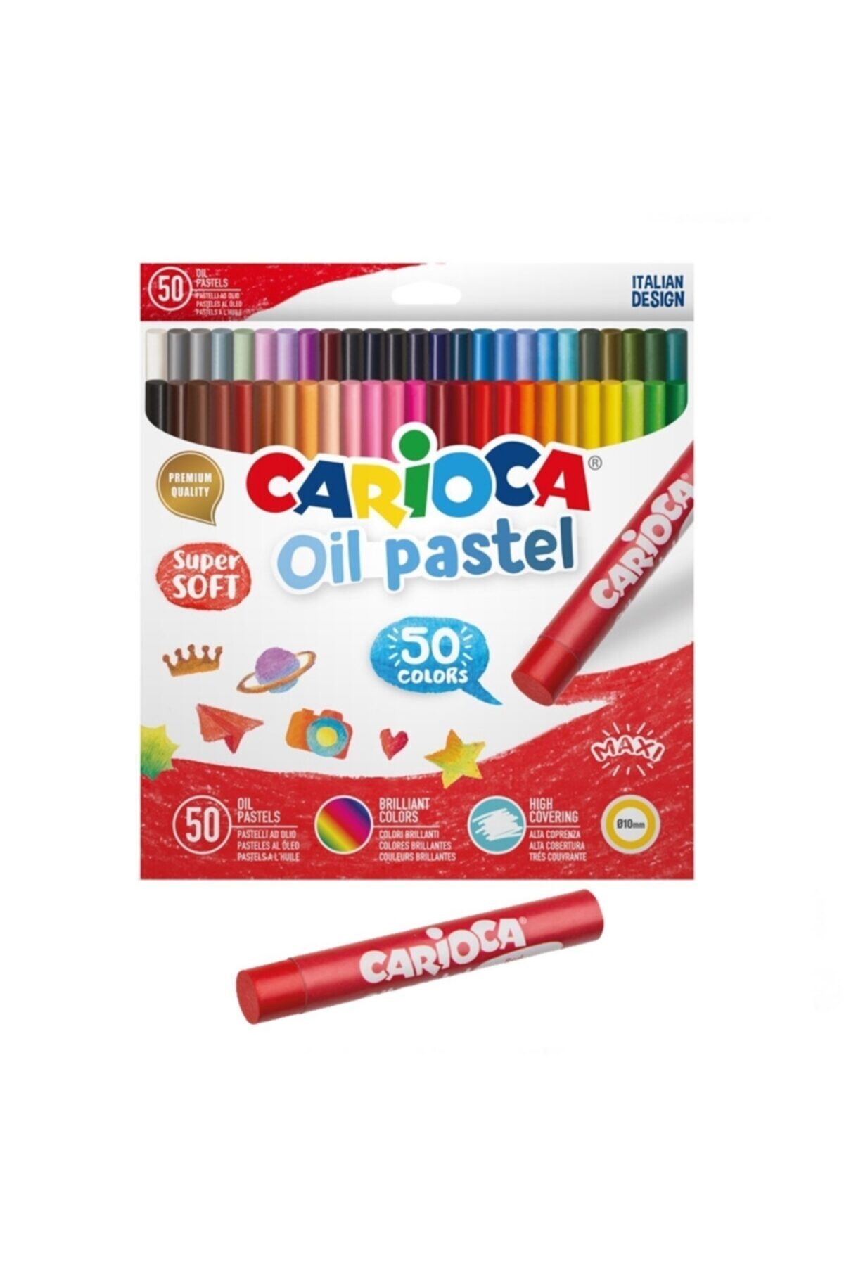 CARIOCA Yağlı Pastel Boya Maxi Paket 50 Li 43286 K