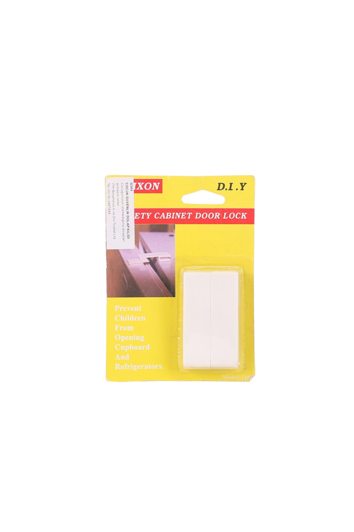 Çocuk Güvenlik Dolap Kilidi 2 Li Set 9x2x0,4cm